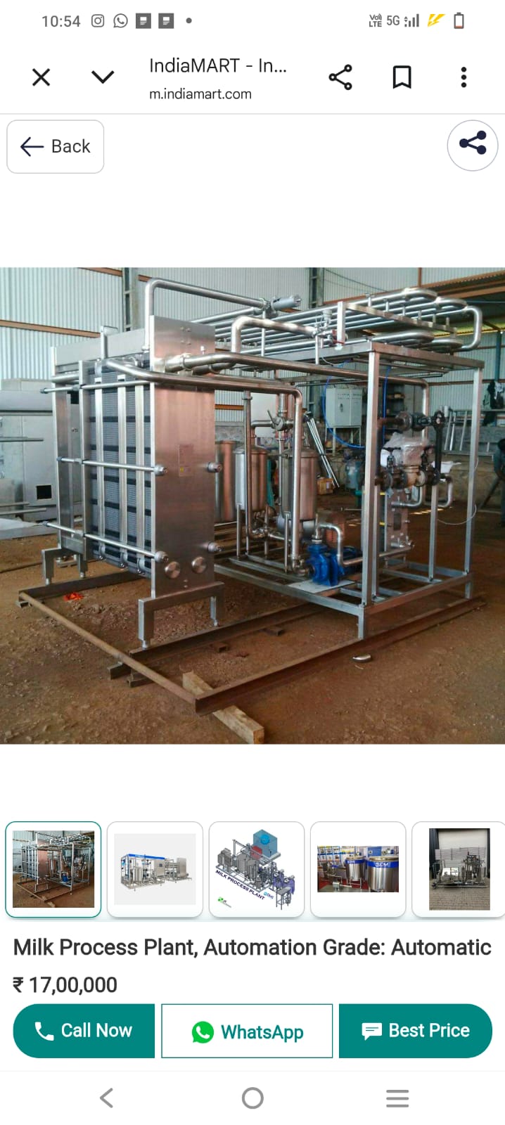 Milk Processing Demo